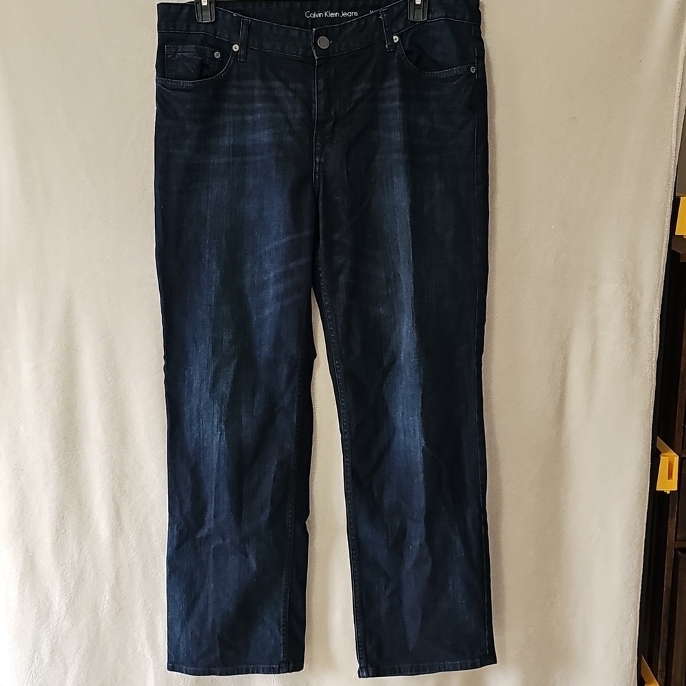Mens Calvin Klein Straight‎ Leg Jeans 36x30